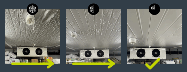 Reduce ice in your cold store